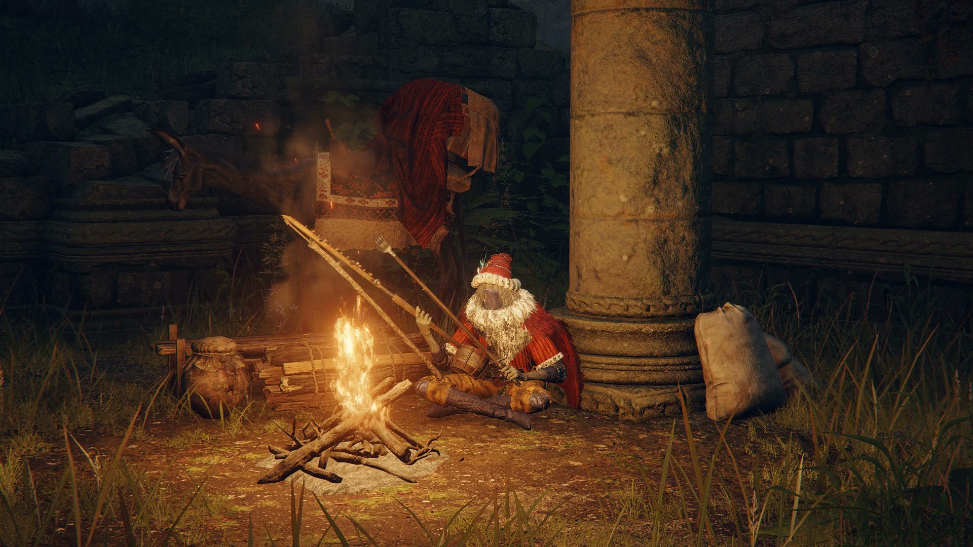 《艾尔登法环》玩家变身交界地“圣诞老人”