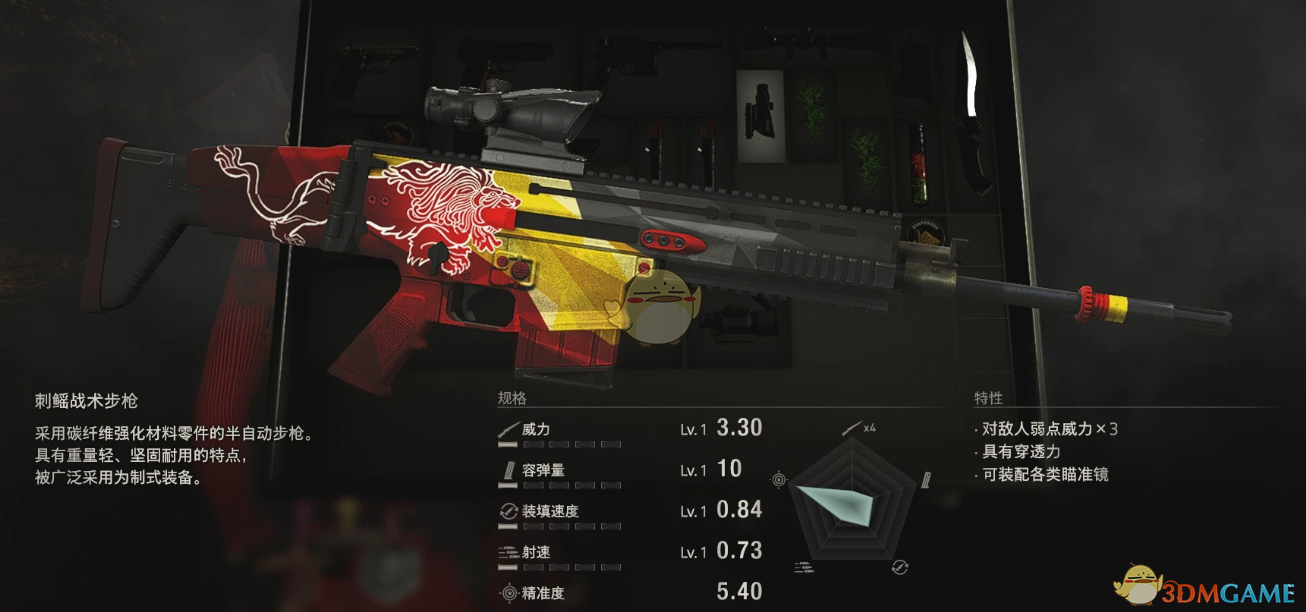 《生化危机4：重制版》CSO2的SCAR-H皮肤包MOD