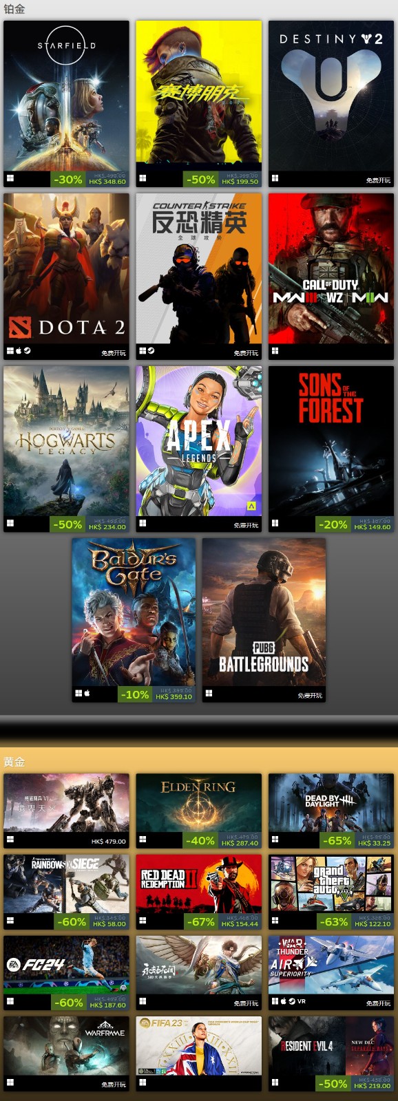Steam 2023年最佳榜单宣告 《博德之门3》等游戏最脱销