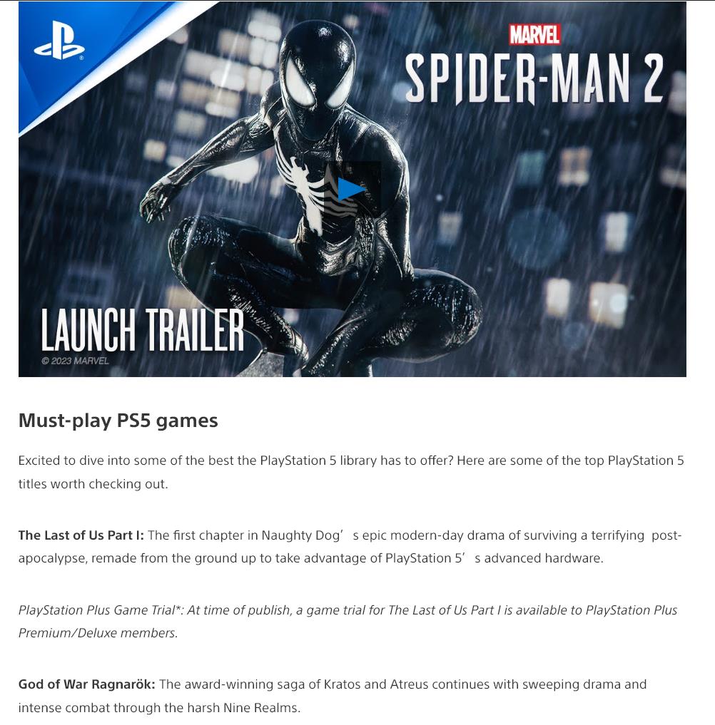 PlayStation民间博客宣告全新PS5用户指南