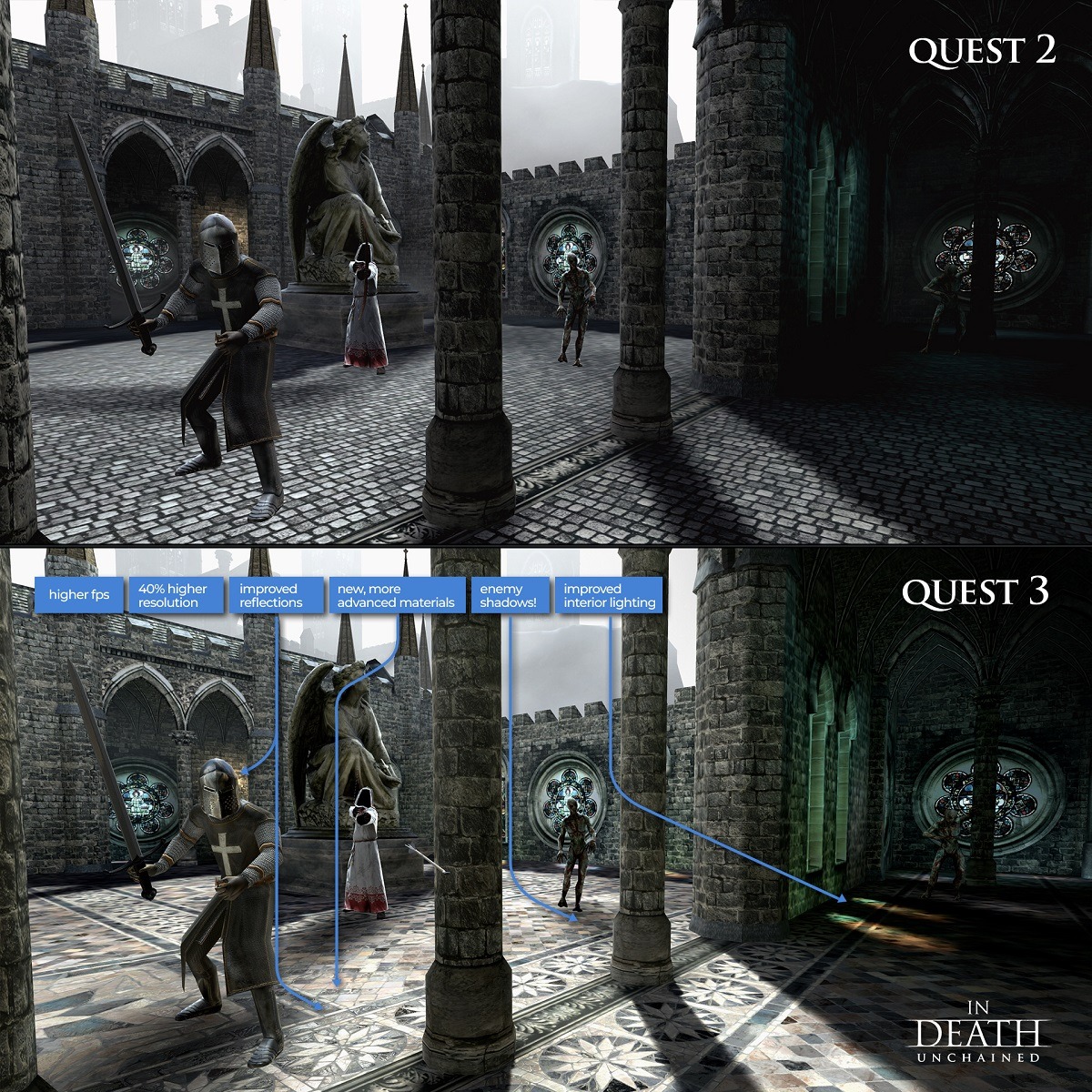 VR游戏《亡灵游侠：解脱》针对于Quest 3宣告更新
