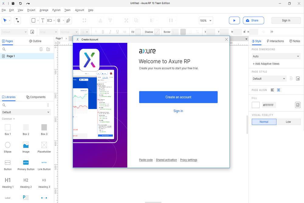Axure RP64位10.0.0.3912