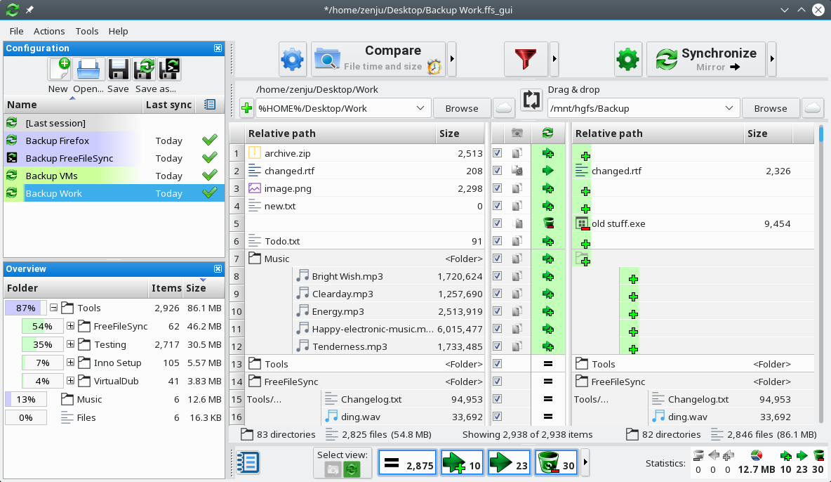 FreeFileSync64位13.3