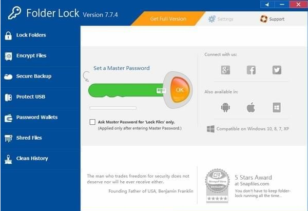 Folder Lock32位7.9.0