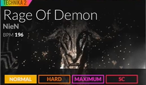 DJMAX¾VRage Of Demon