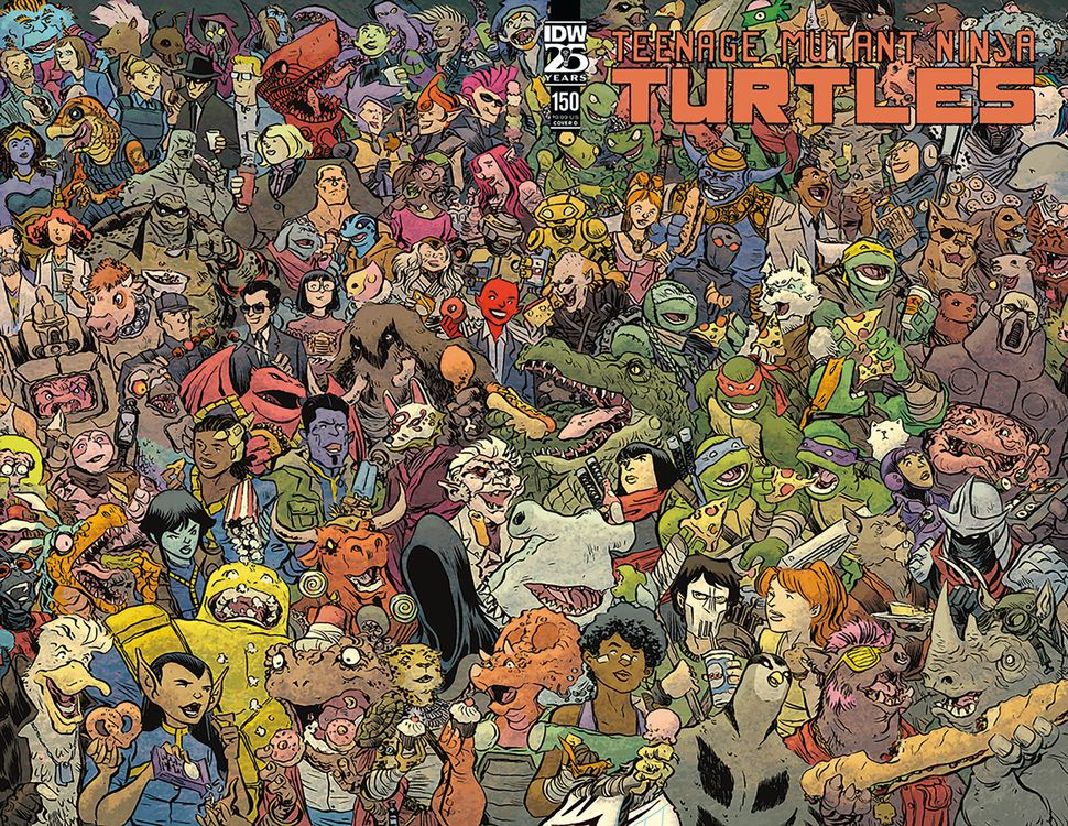IDW正在《忍者神龟》40周年岁念日之前更新了《忍者神龟》漫画受权