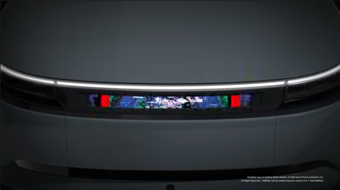 索尼揭示本田相助电动车Afeela可定制车尾屏幕