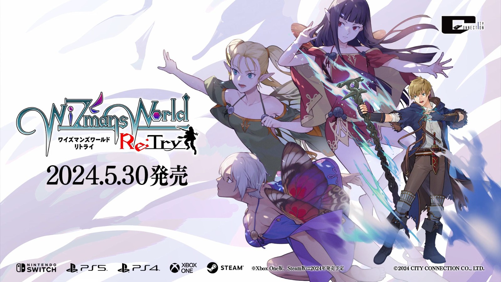 JRPG《贤者世界Re:Try》登陆PS和Switch 5月30日发售