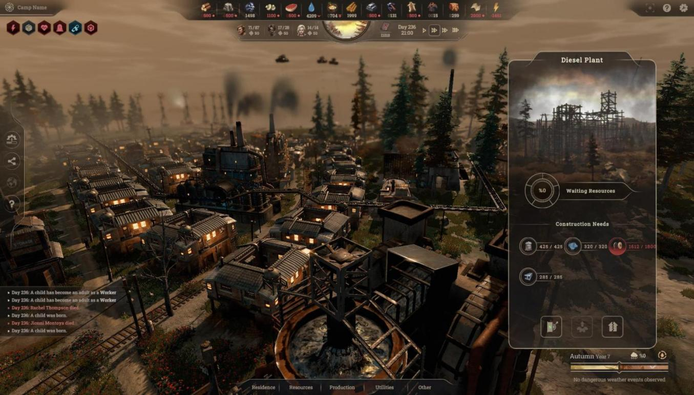 生存城市建设游戏《耀斑纪元》将于1月18日进入抢先体验