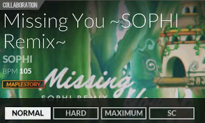 DJMAX¾VMissing You~SOPHI Remix~