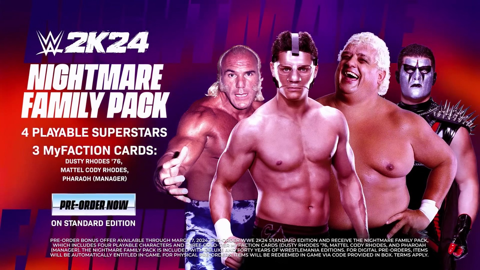 《WWE 2K24》正式面向主机/PC公布 3/8推出