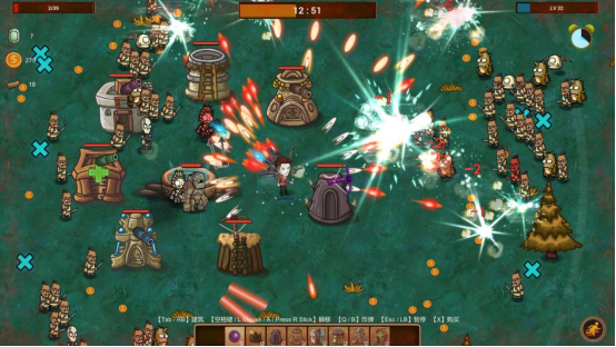 类幸存者结合塔防建造游戏《荒野军团》将于1月26日正式发售