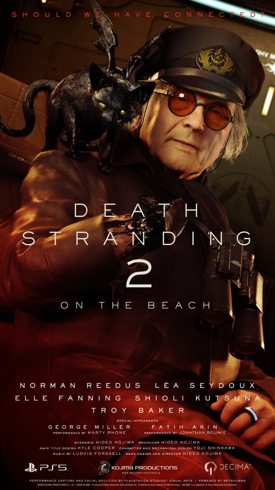 《死亡搁浅2》公开角色海报 还有更多角色尚未公布