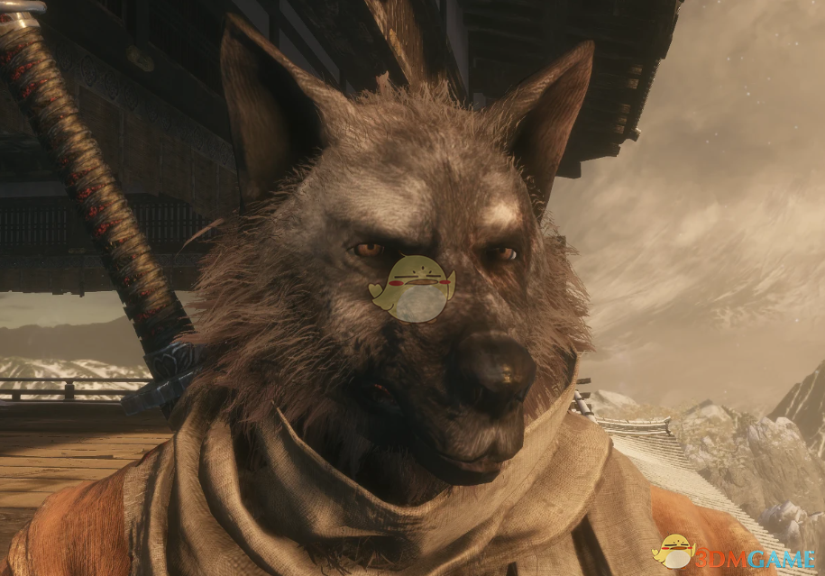 《只狼：影逝二度》为狼戴上狼头套MOD