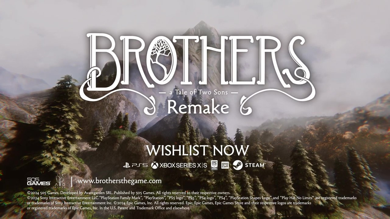 《兄弟：双子传说重制版》对比预告 2月28日发售