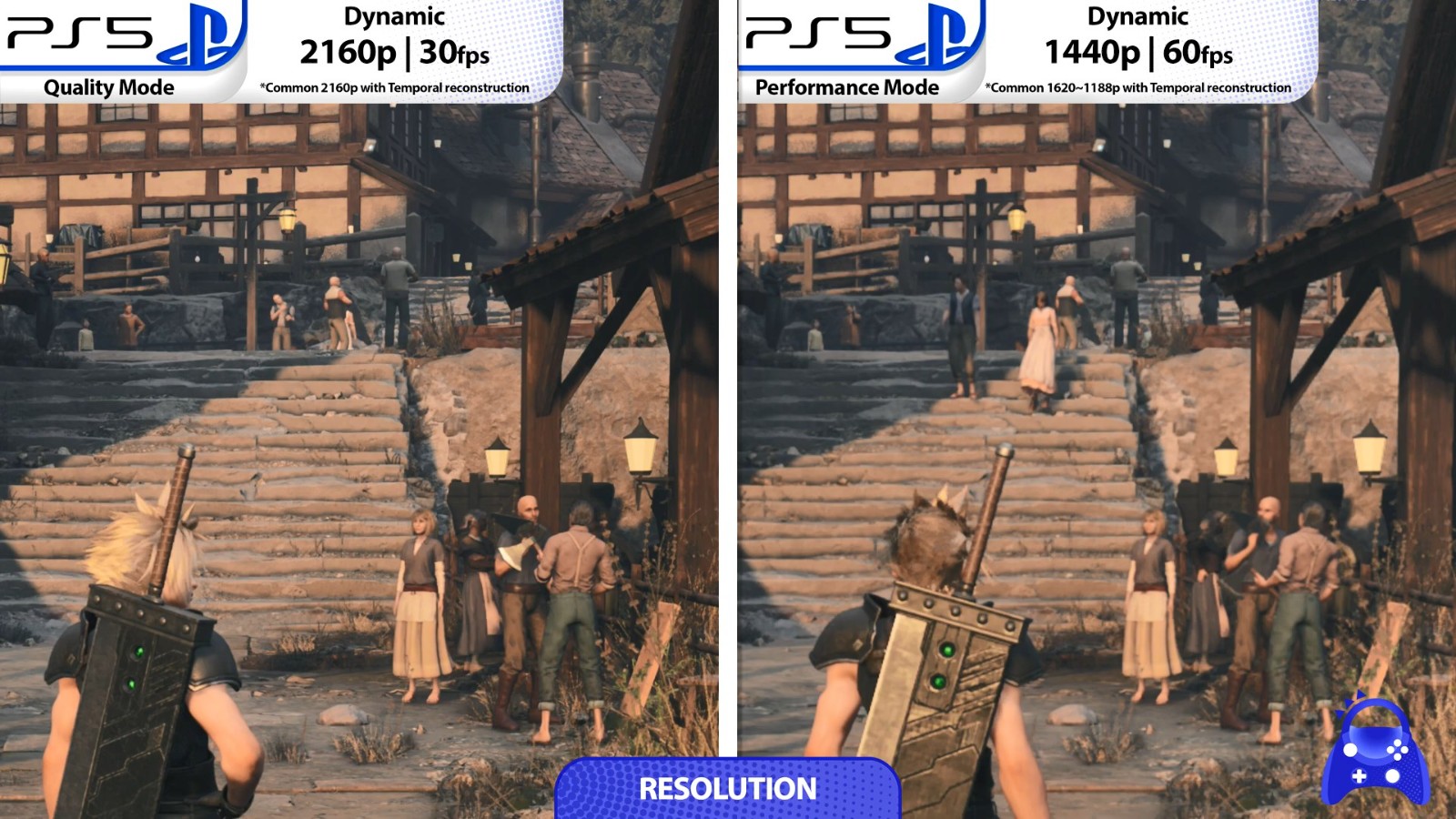 《最终幻想7：重生》性能和质量模式对比 差异明显