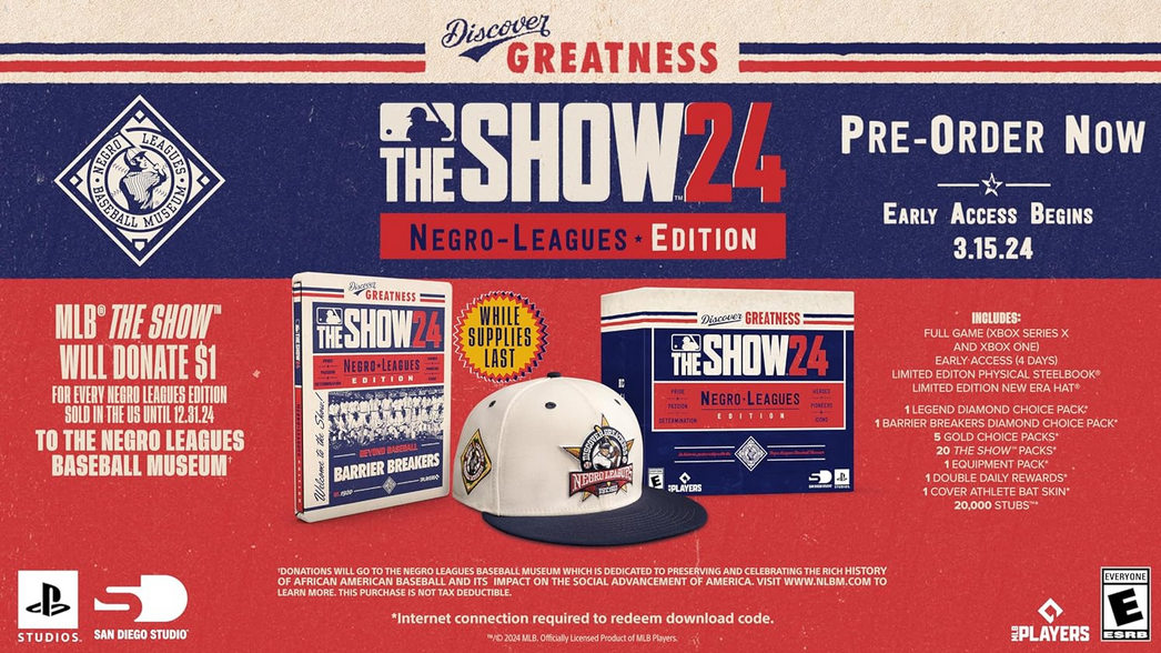 《MLB The Show 24》俭华版公然 好亚预购已经开启