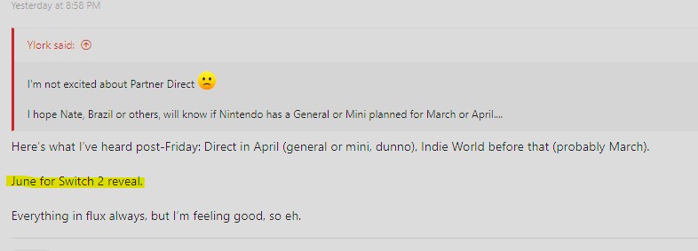 新闻称任天堂将于往年6月对于中宣告Switch 2