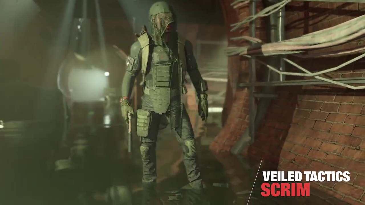 《全境封锁2》发布“Veiled Tactics”服装活动预告片