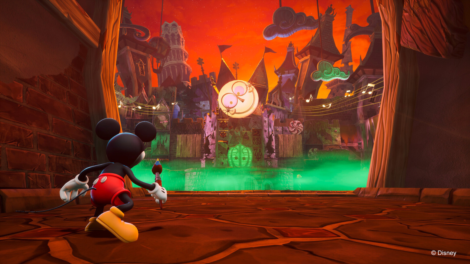 《Disney Epic Mickey: Rebrushed》预告 反对于简中