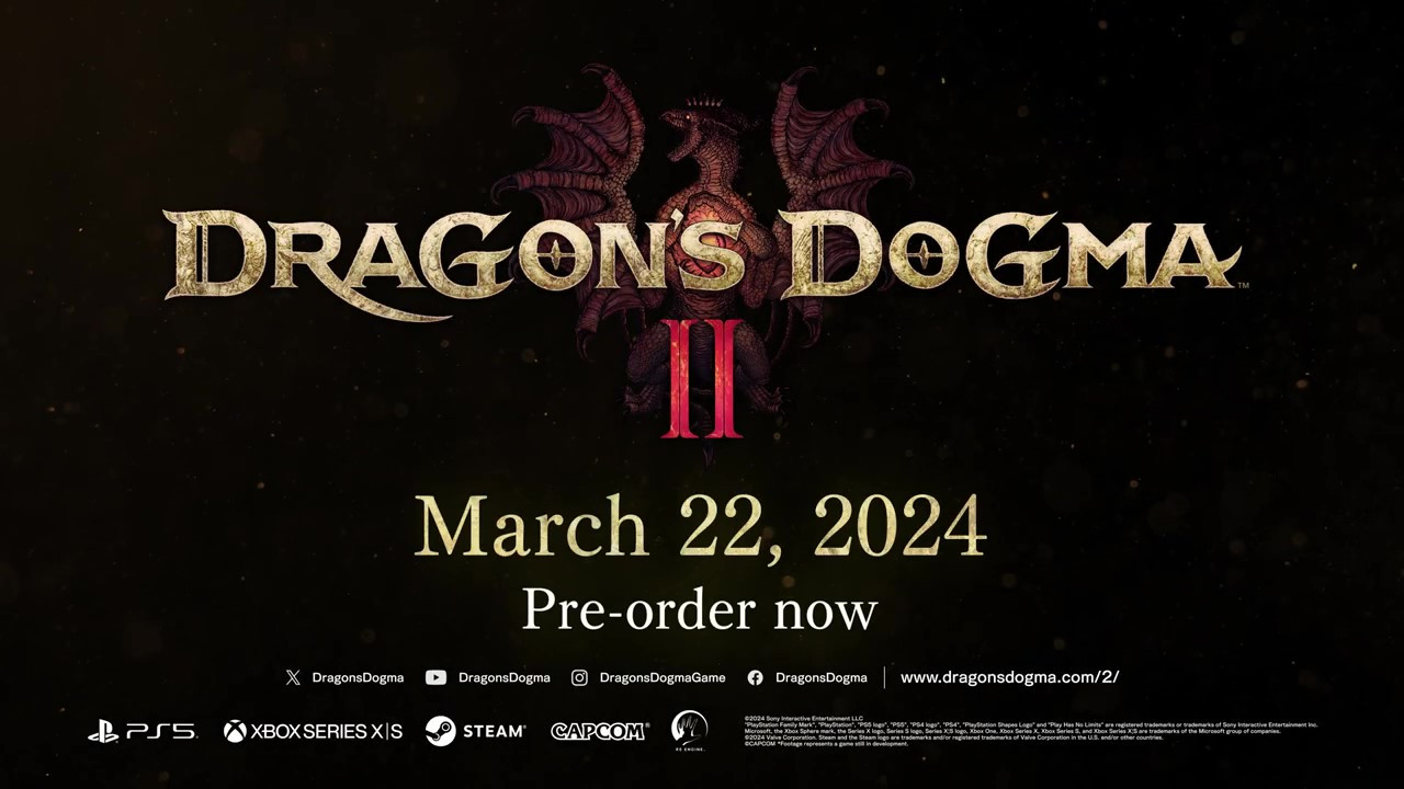 《龙之信条2》斗士实机 3月22日发售