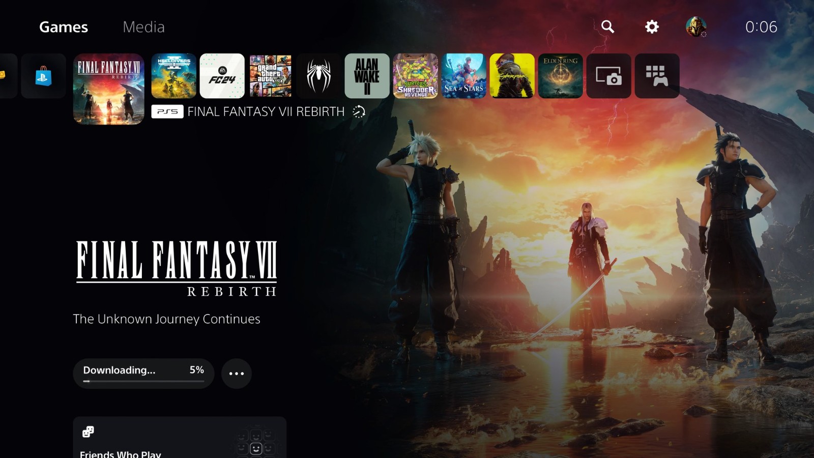 《最终妄图7：新生》数字版预加载开启 下载巨细约147GB