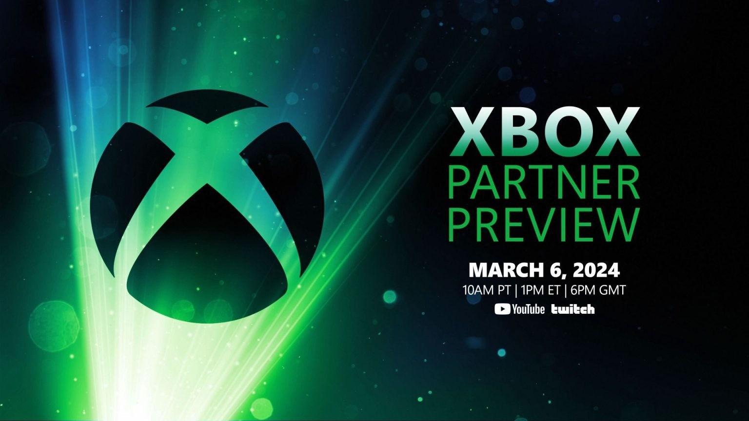 Xbox合作伙伴预览节目定于3月6日举行