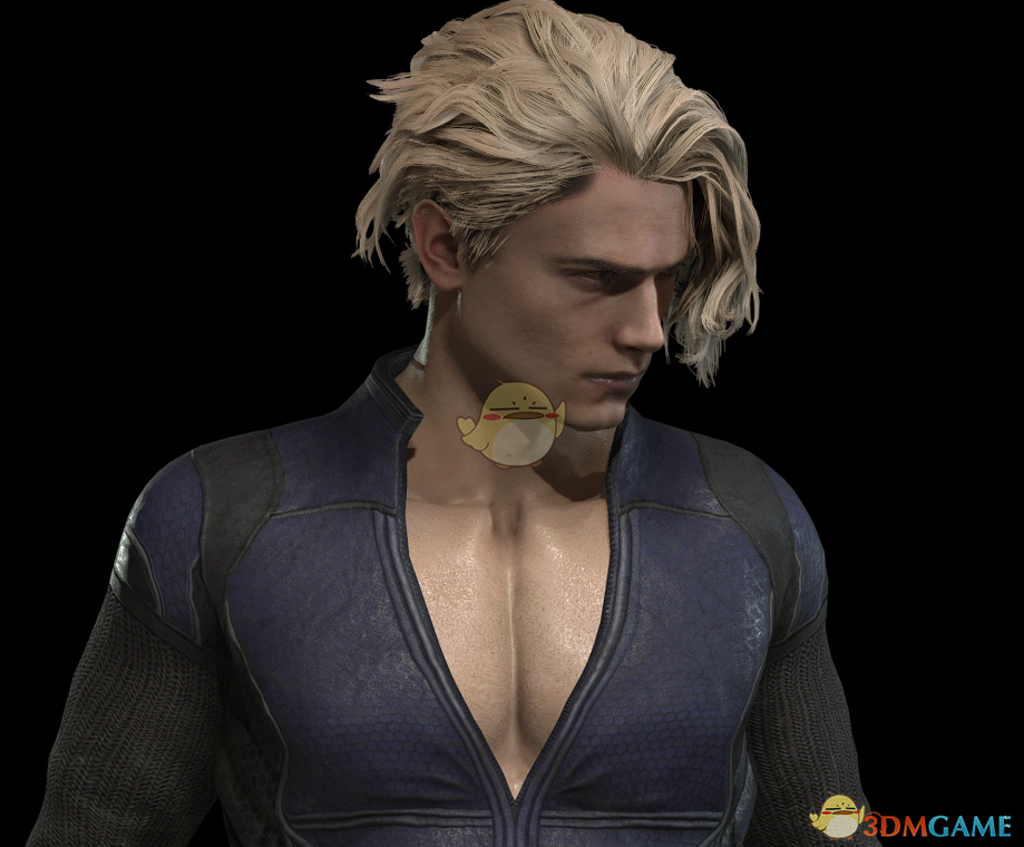 《生化危机4：重制版》里昂金色的发丝MOD