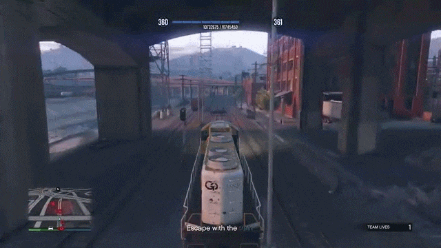 《GTA5》多人初次 更新行动玩家终于能驾驶火车