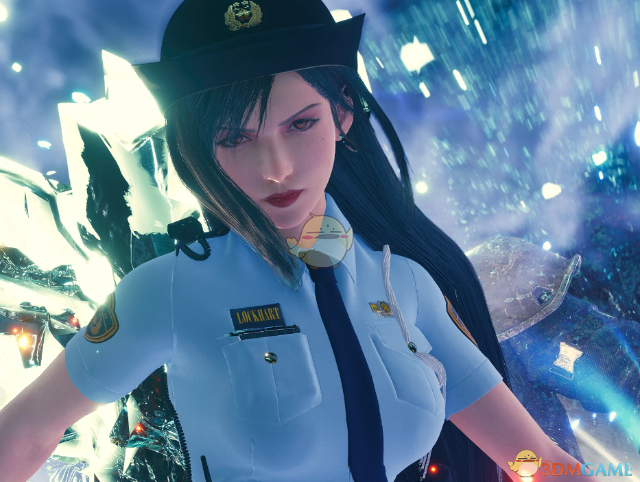 《最终幻想7：重制版》蒂法性感女警察套装MOD