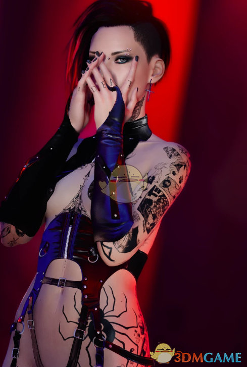 《赛博朋克2077》性感朋克内衣MOD