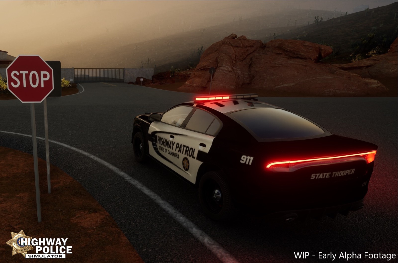 《公路警察模拟器》年内登陆多平台 开放世界警察日常