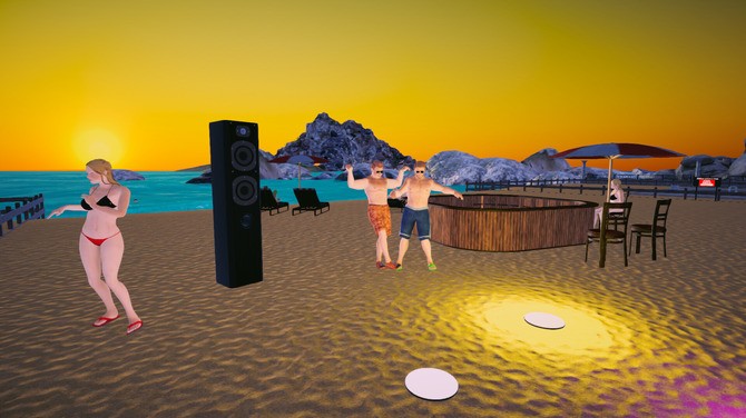 《海滩俱乐部模拟器》Steam抢测 沙滩经营模拟