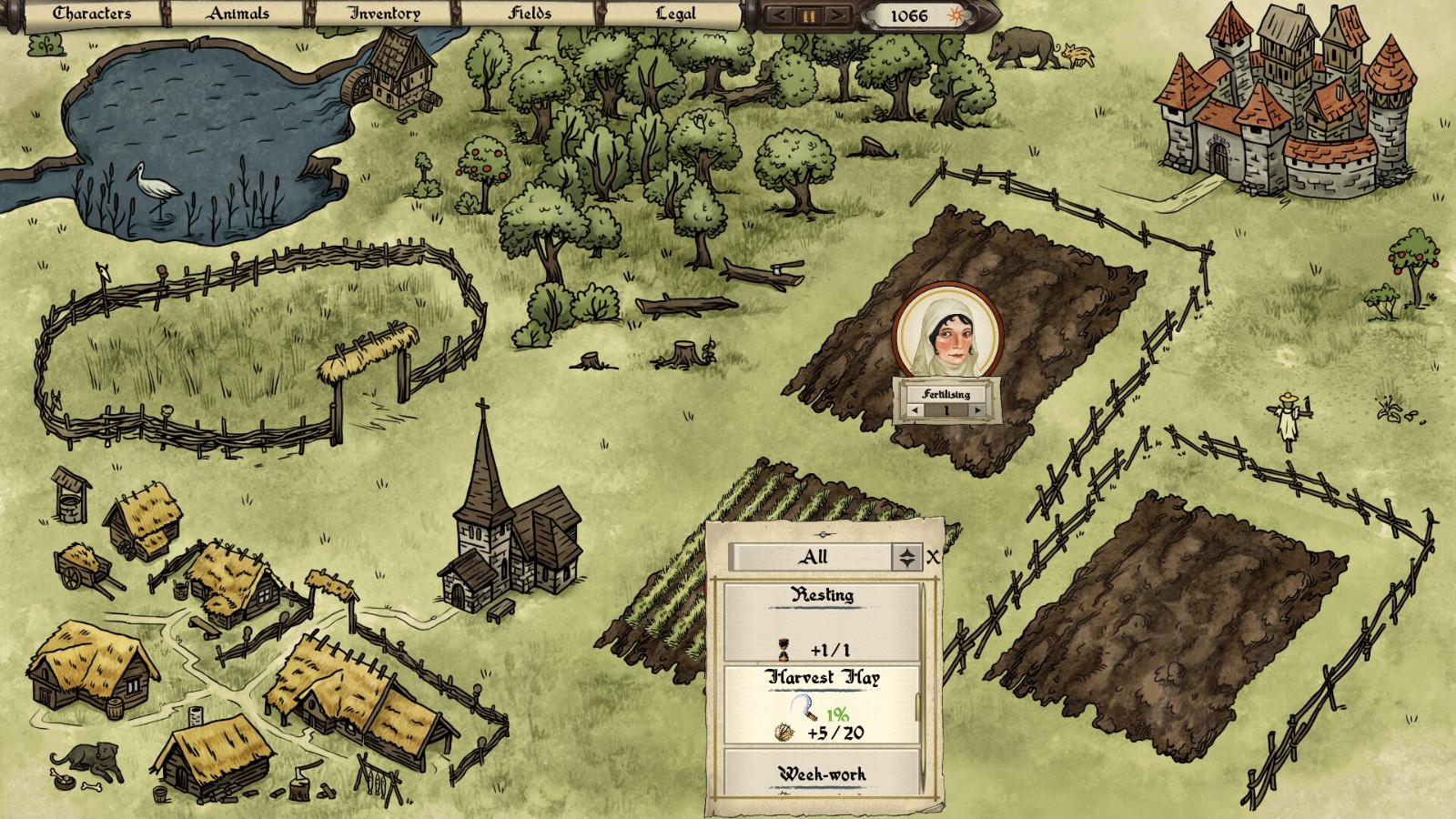 中世纪农仆摹拟游戏《枷锁之下》Steam版3月28日支卖