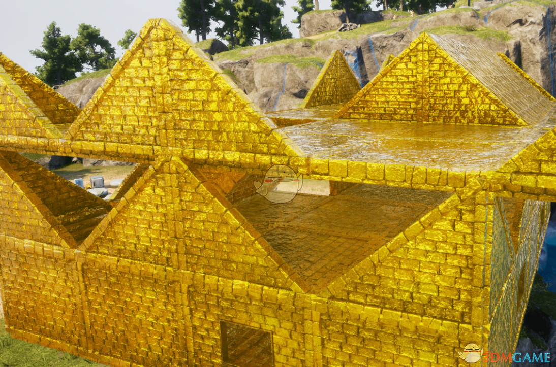 《幻兽帕鲁》石制建筑黄金纹理MOD