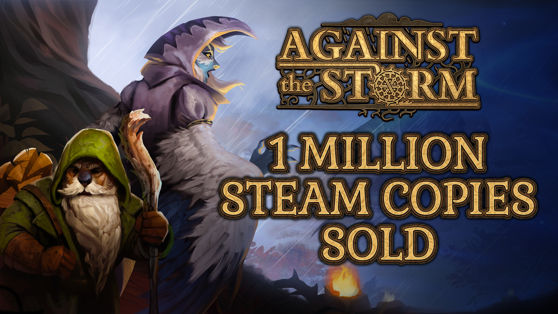 好评如潮制作游戏《风暴之乡》 Steam销量冲破100万份