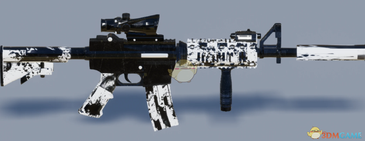 《幻兽帕鲁》M4A1-S自动步枪MOD（黑白喷漆）