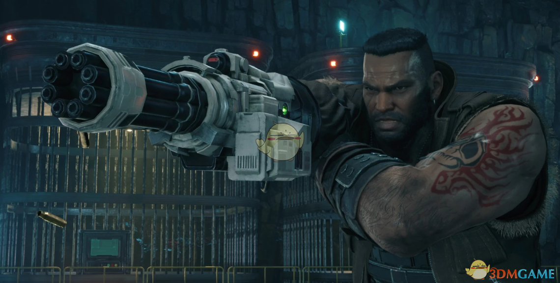 《最终幻想7：重制版》巴雷特的尘白机械之枪MOD