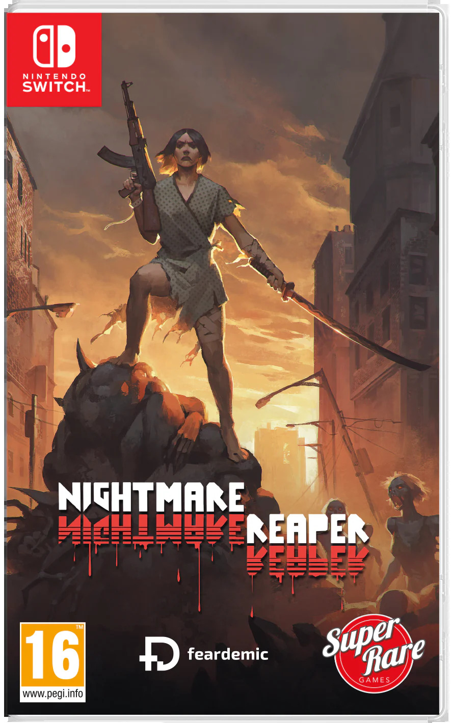 Steam出格好评复古射击游戏《Nightmare Reaper》止将推出NS实体版