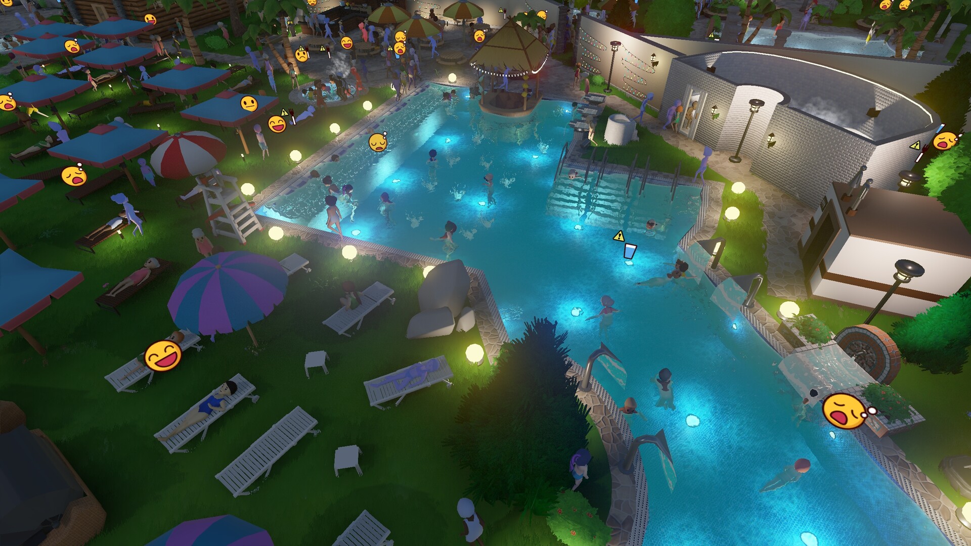 沙盒建制模拟游戏《水上乐园小大亨》现已经登录Steam仄台