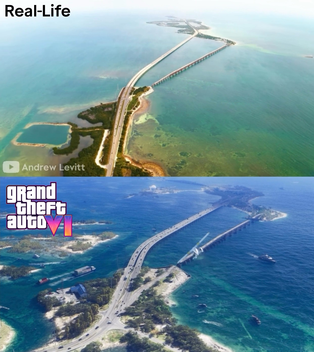 神复本，细节推谦！粉丝用真际场景复刻《GTA6》预报片