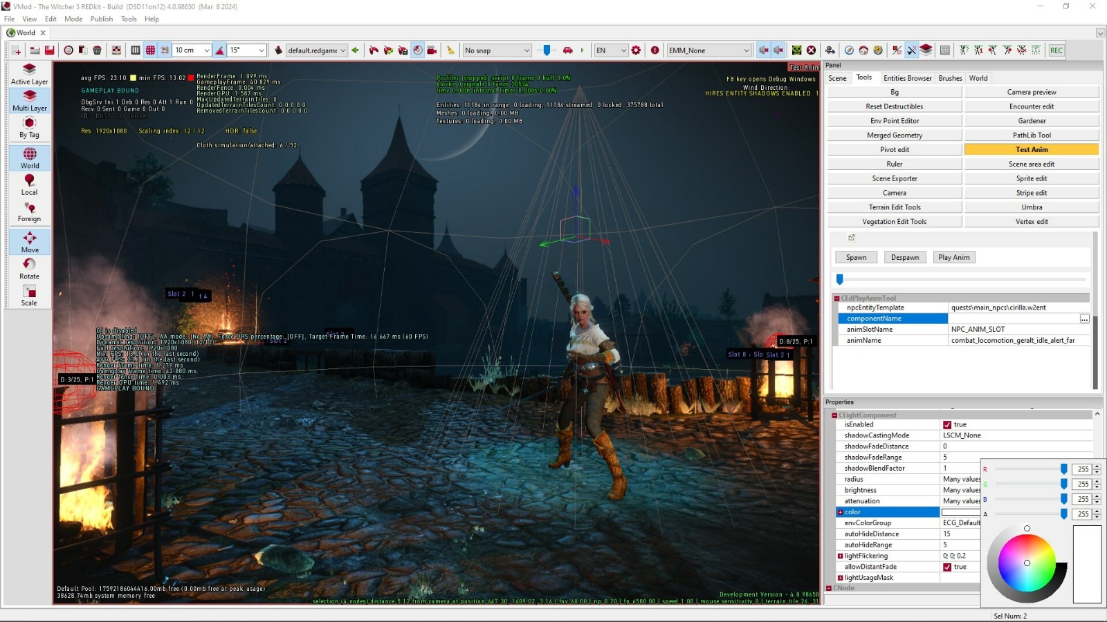 《巫师3》官方MOD编辑器REDkit现已开放抢先体验 