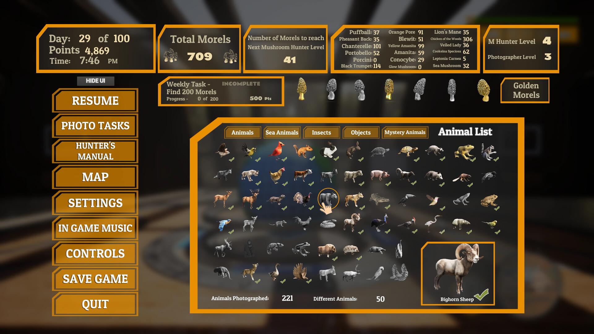 先菌子后小人 模拟游戏《羊肚菌：猎人2》现已经正式发售