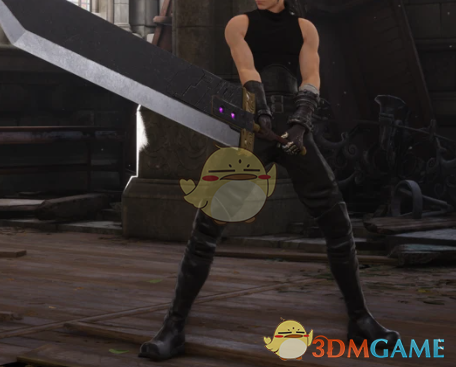 《最终幻想7：重制版》萨菲罗斯的裤子移植到克劳德上MOD