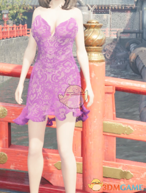 《最终幻想7：重制版》蒂法蕾丝性感连衣裙MOD