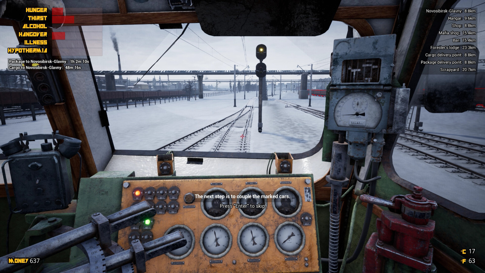 铁路生存模拟游戏 《西伯利亚铁路模拟器》5月30日EA发售