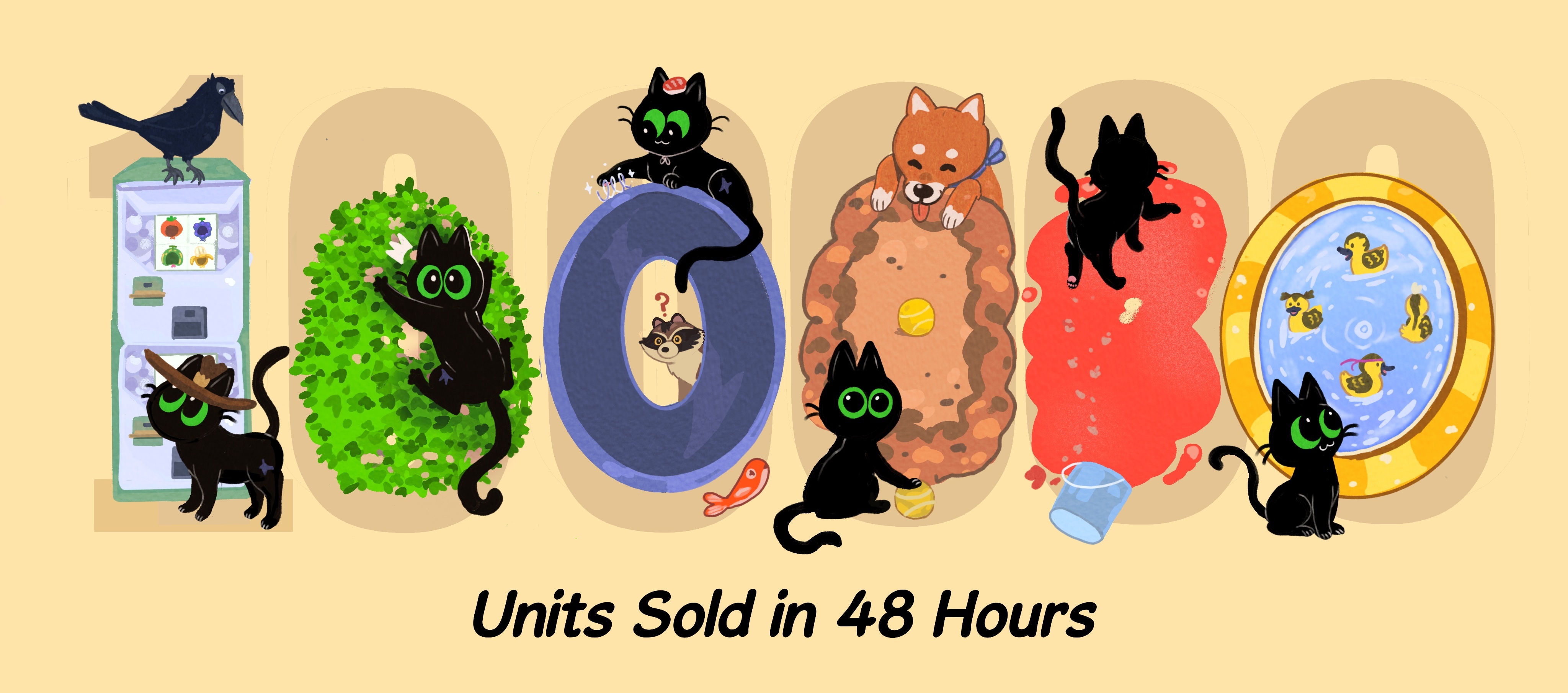 《小猫咪大城市》发售48小时销量破10万 Steam特别好评