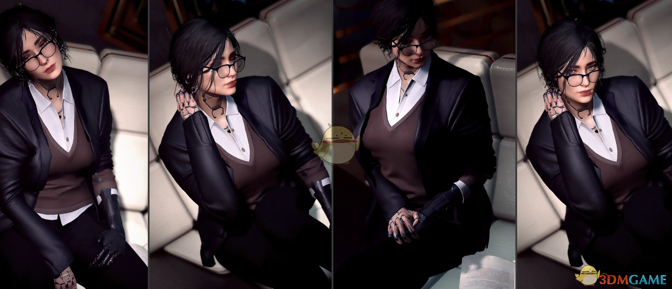 《赛博朋克2077》FV学生风毛衣MOD