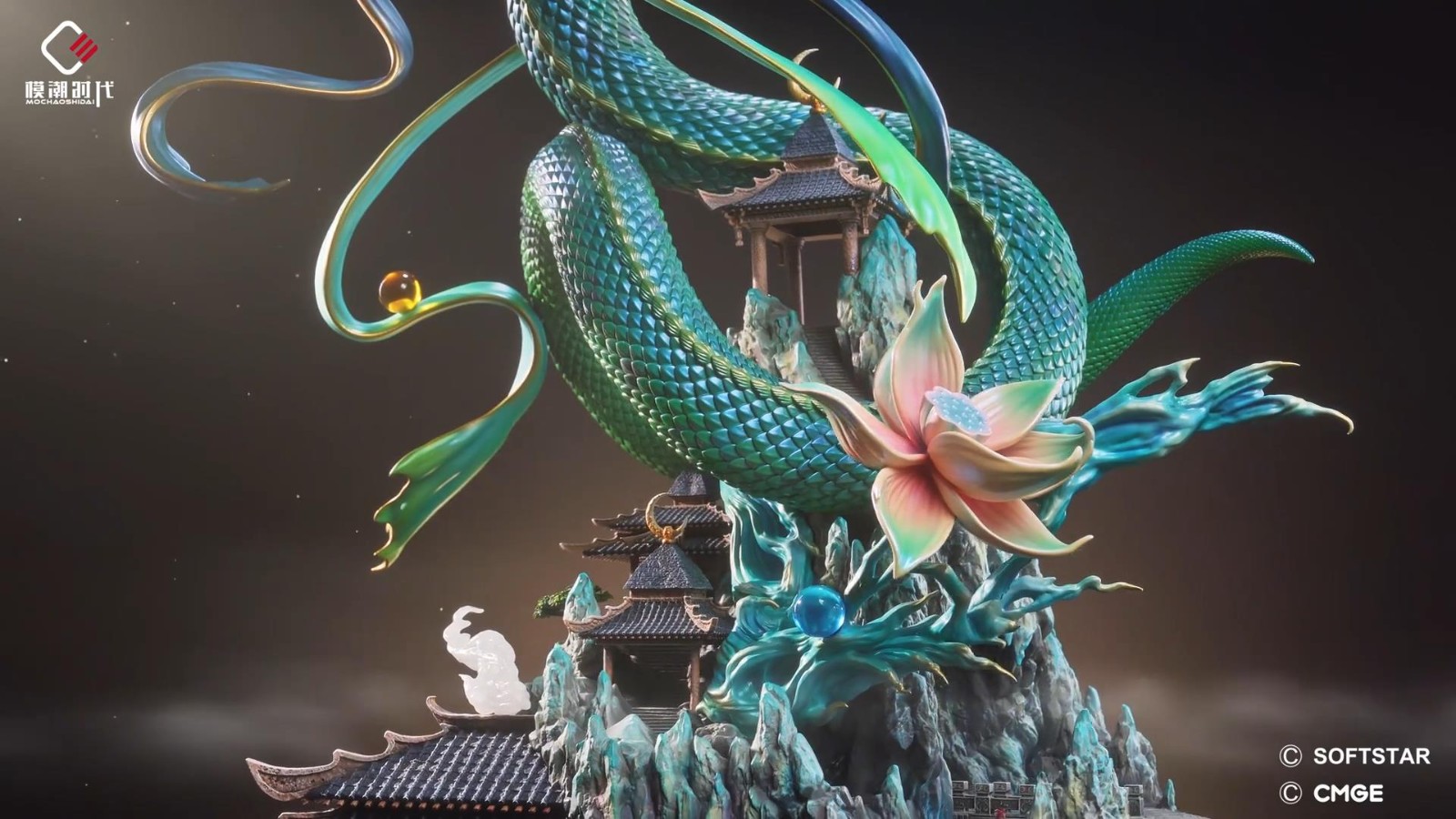 《仙劍》趙靈兒夢蛇收藏級雕像太好看瞭 5月16日發售