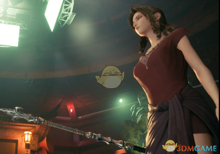 《最终幻想7：重制版》爱丽丝夏季酒红连衣裙MOD